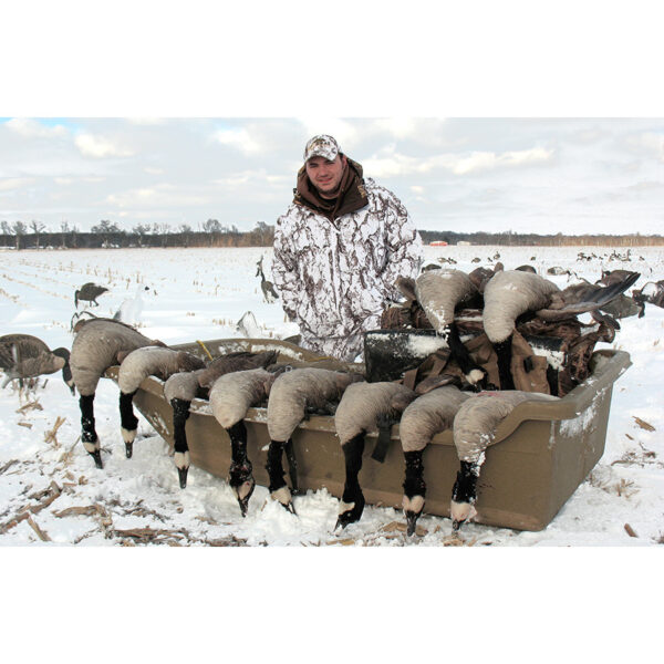 Beavertail Man using Magnum XT Cargo Sled with Snow Geese Hunting