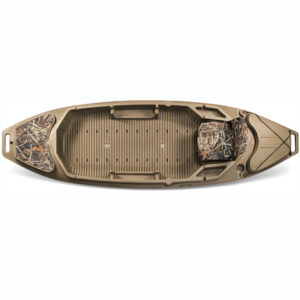Beavertail Stealth 2000 Sneak Boat/Kayak with Cushioned Swivel and Folding Seat and Rear Cover