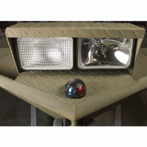 Beavertail Swamp Headlight one Spotlight and one Floodlight for Custom Boat