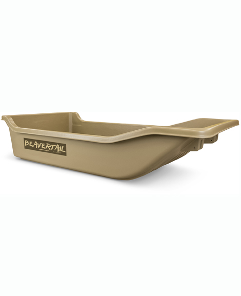 Beavertail Large Sport Sled for Cargo and Supplies Marsh Brown