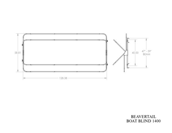 1400 Series Boat Blind - Image 8
