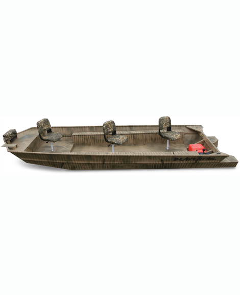 Beavertail 20' Custom Aluminum Flat Bottom Boat Lifestyle for Hunting and Recreation