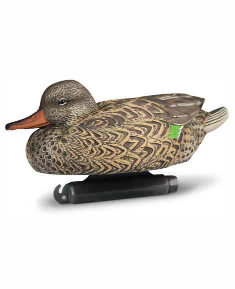 Beavertail DOA Decoys Resting Hen Greenwing Teal Floaters Refuge Series Water Decoys Beavertail Upright Hen Mallard Floater Refuge Series Water Decoys for Waterfowl Duck Hunting