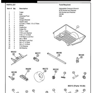 Beavertail Xpress 15 & 20 Replacement Parts