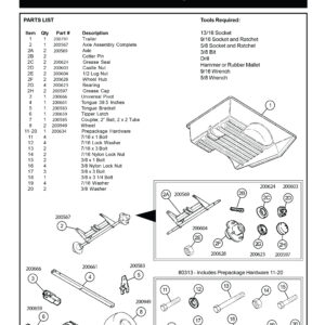 Beavertail Super Xpress Replacement Parts