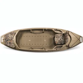 Beavertail Stealth 2000 Sneak Boat/Kayak with Cushioned Swivel and Folding Seat and Rear Cover