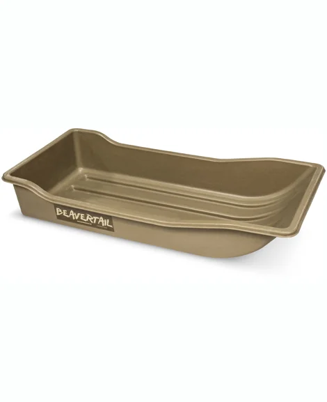 Beavertail Medium Sports Sled for Cargo and Supplies Marsh Brown