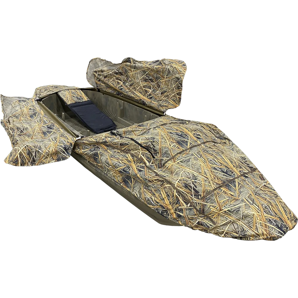 Beavertail Stealth 2000 Layout Blind for Duck Hunting Karma Wetland