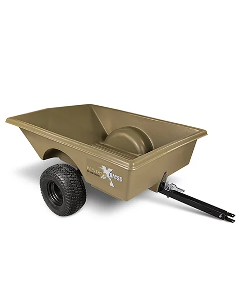 Beavertail Xpress 15 Multipurpose Trailer Marsh Brown for Hunting, Lawn and Field