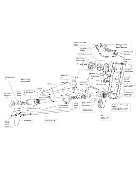 Surface Drive Motor Parts