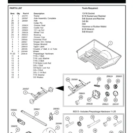 Beavertail Super Xpress Replacement Parts